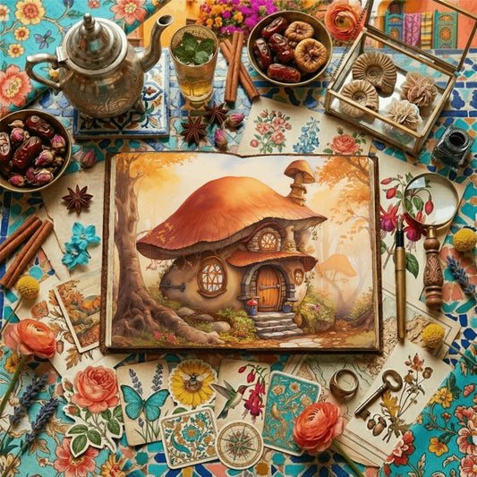 Mushroom Cottage Digital Papers
