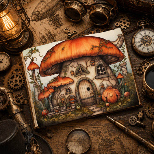 Mushroom Cottage Digital Papers