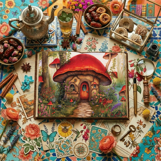 Mushroom Cottage Digital Papers