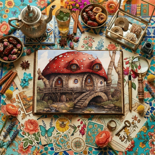 Mushroom Cottage Digital Papers