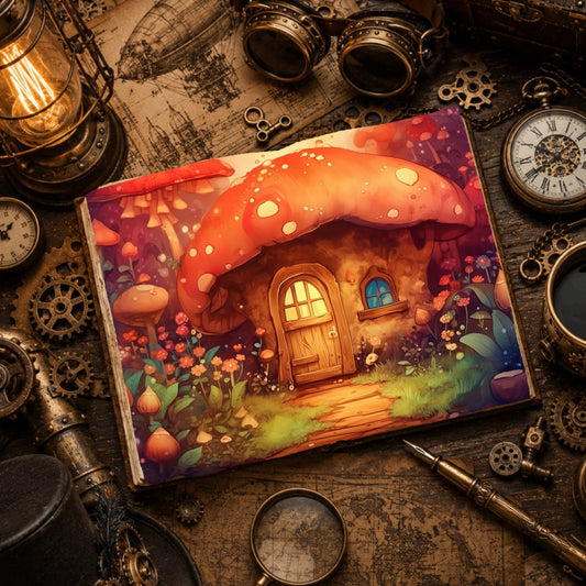 Mushroom Cottage Digital Papers