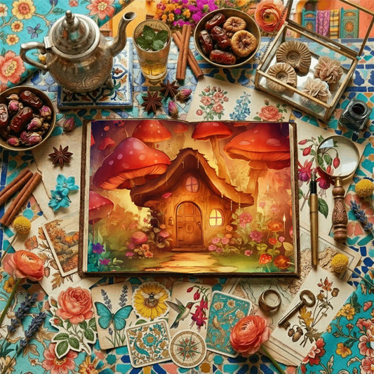 Mushroom Cottage Digital Papers