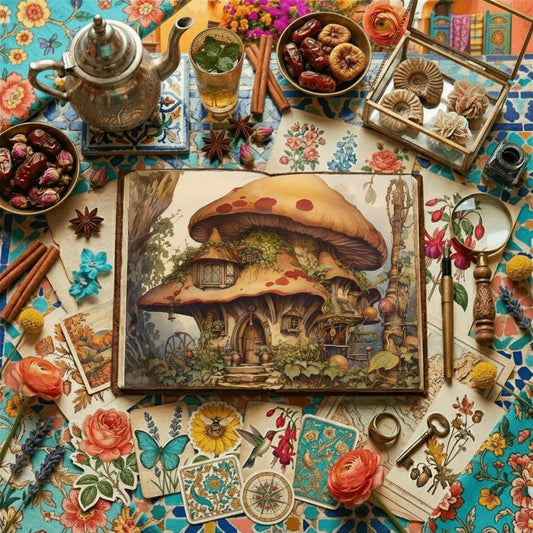 Mushroom Cottage Digital Papers