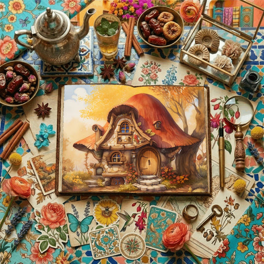 Mushroom Cottage Digital Papers