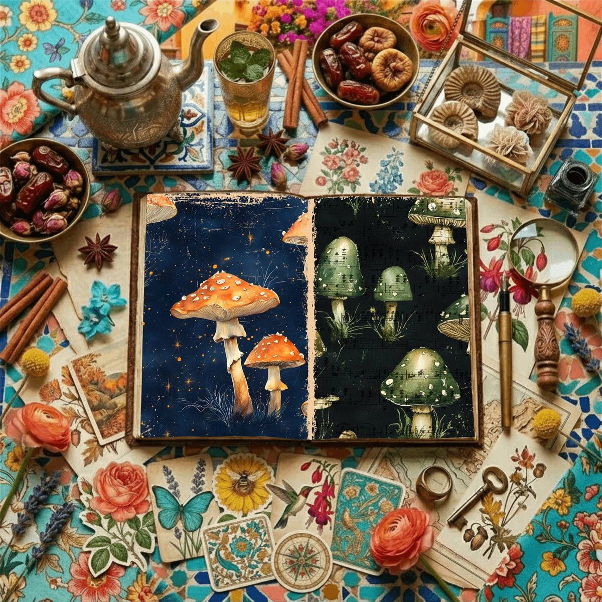 Mushroom Digital Papers