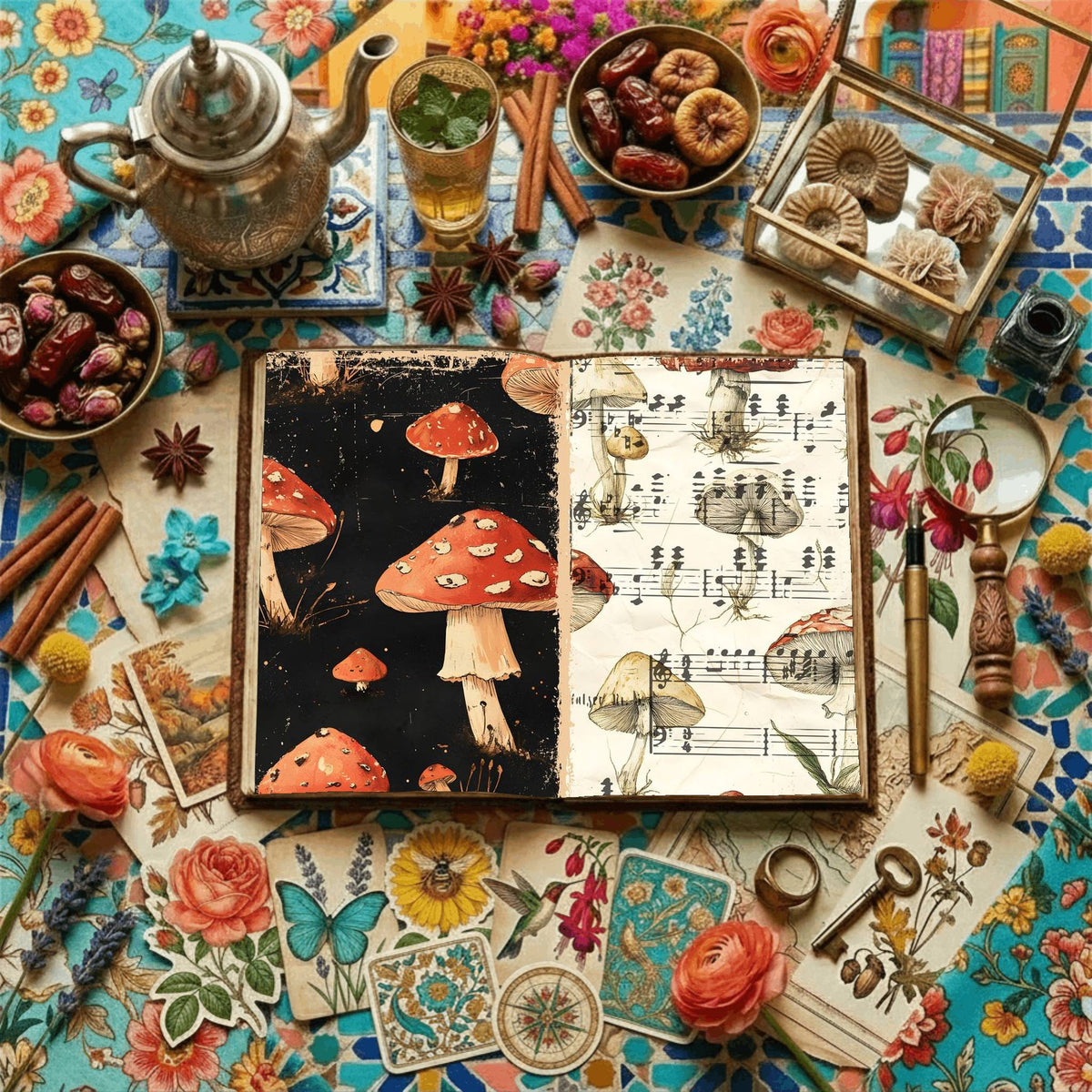 Mushroom Digital Papers