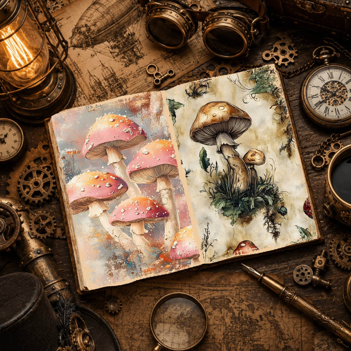 Mushroom Digital Papers