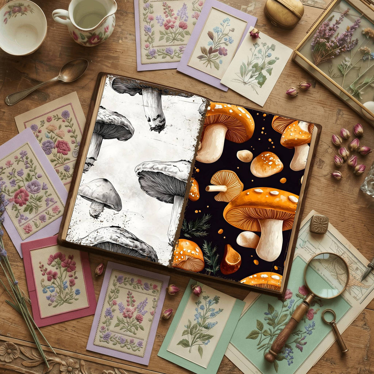 Mushroom Digital Papers