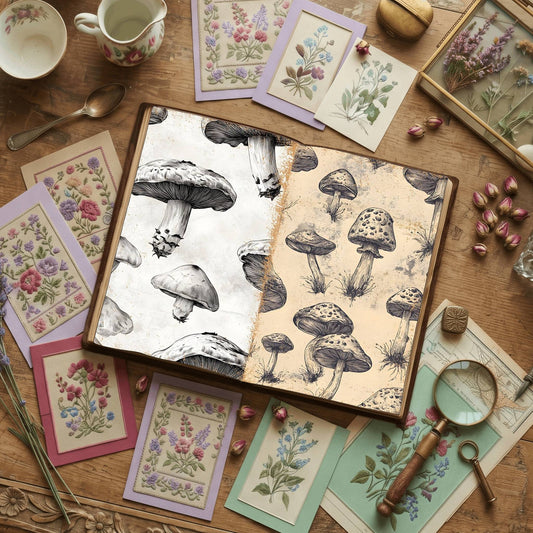 Mushroom Digital Papers