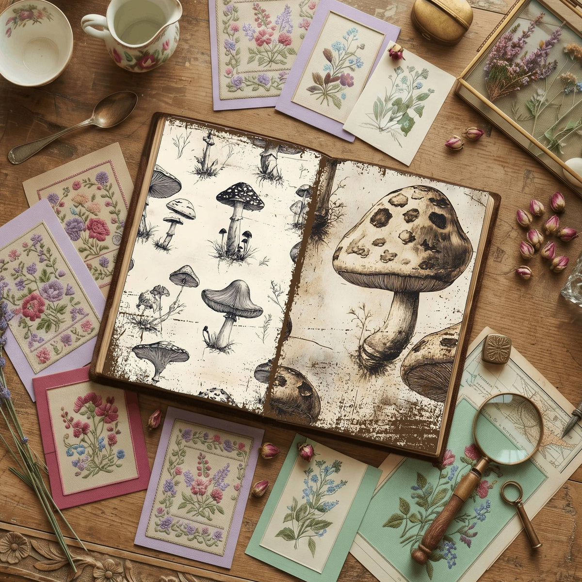 Mushroom Digital Papers
