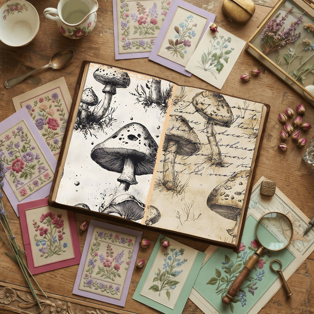 Mushroom Digital Papers