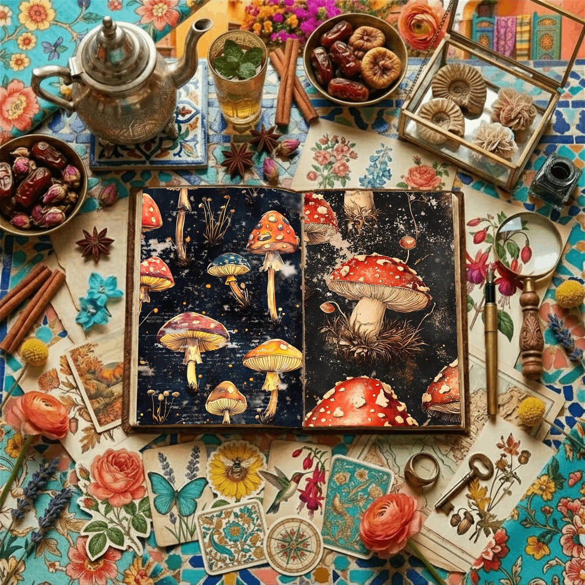Mushroom Digital Papers