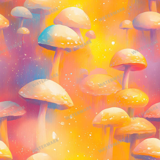 Mushrooms Seamless Pattern