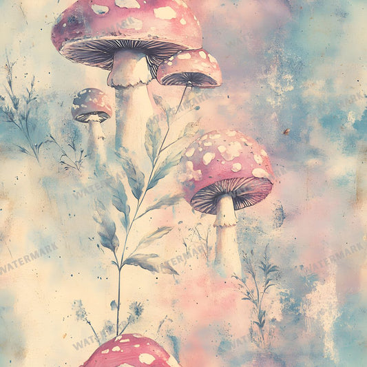 Mushrooms Seamless Pattern
