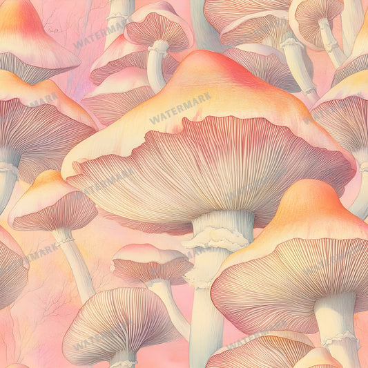 Mushrooms Seamless Pattern