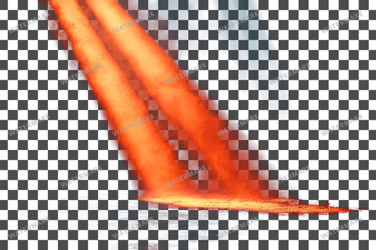 Orange Lighting Dramatic Shadows Transparent Overlay Pngs