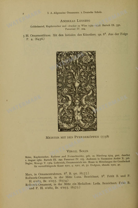 Ornament Book Vintage Prints