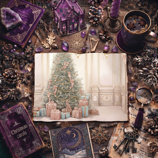Pastel Christmas Digital Papers