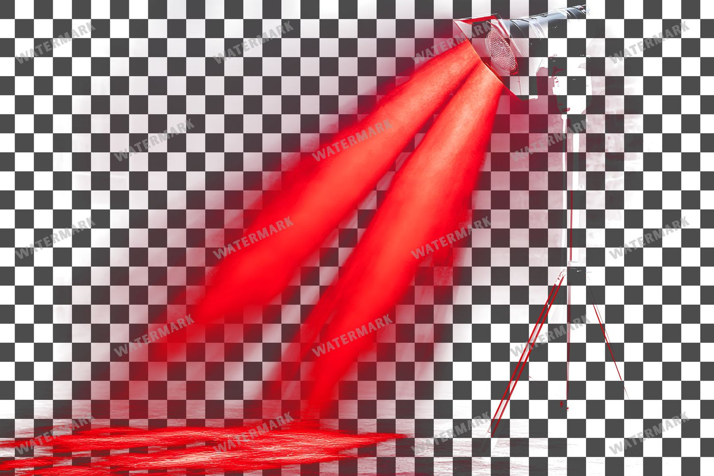 Red Lighting Dramatic Shadows Transparent Overlay Pngs