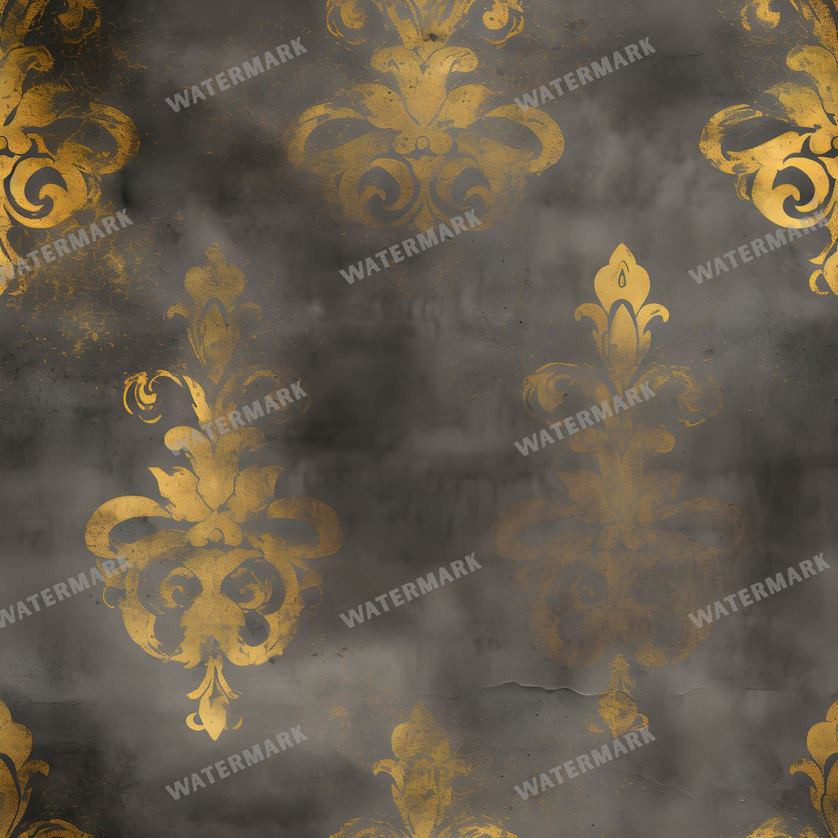 Regal Damask seamless pattern digital paper, repeating design 1