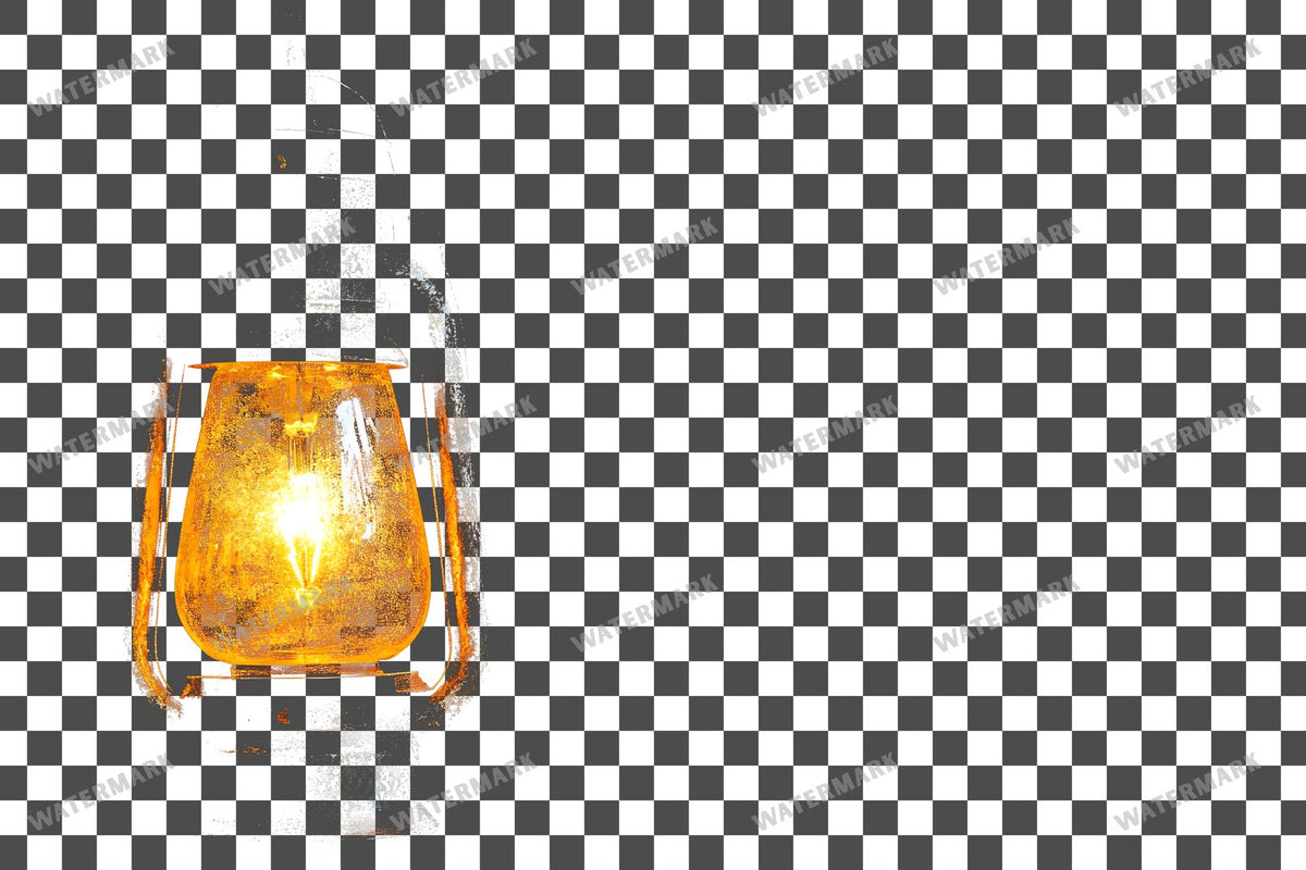 Rustic Lantern Light Overlay 4 Transparent Overlay Pngs