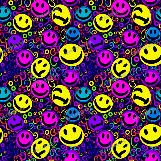 Smileys Seamless Pattern