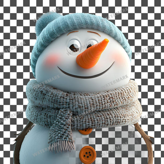 Snowman Character Clipart Pngs