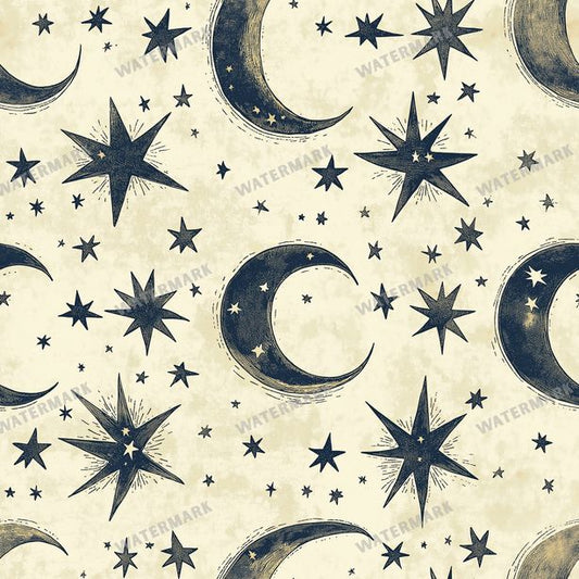 Space And Celestial Seamless Pattern