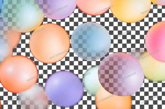 Springtime Bokeh Transparent Overlay Pngs