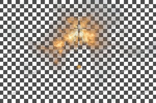 Steampunk Airship Transparent Overlay Pngs