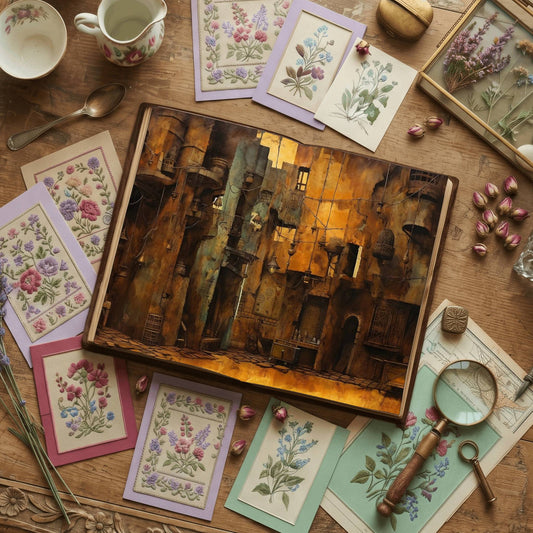 Steampunk Workshop Digital Papers