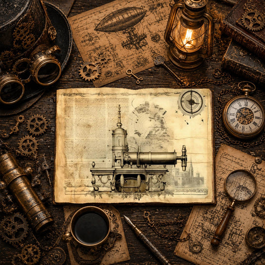 Steampunk Digital Papers