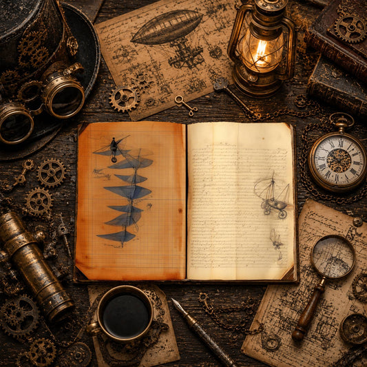 Steampunk Digital Papers