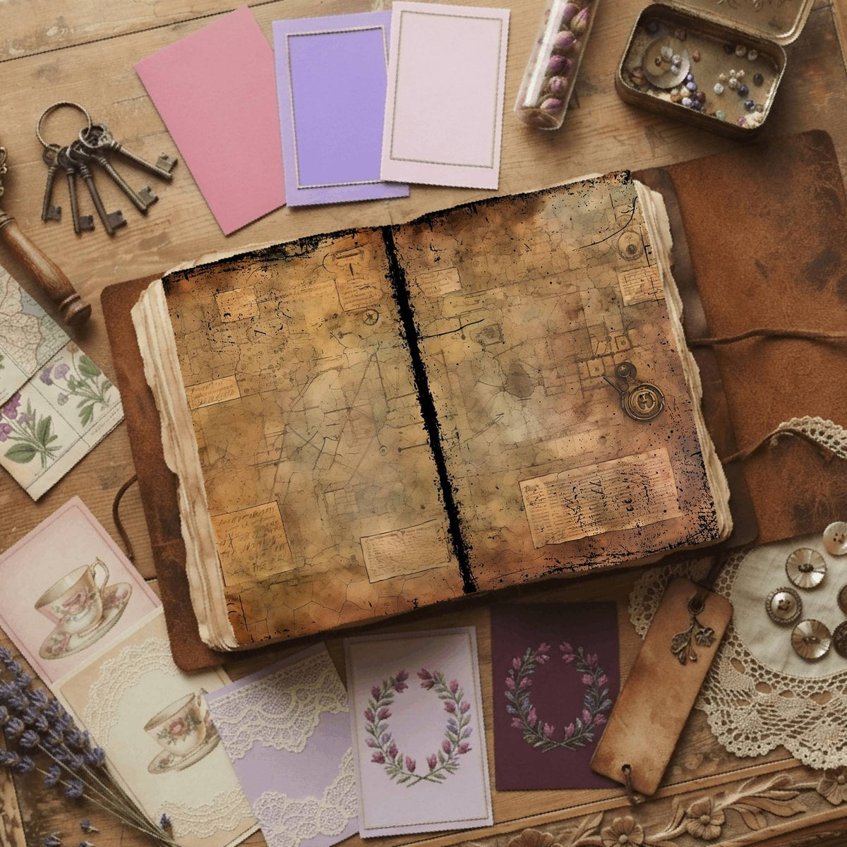 Steampunk Digital Papers