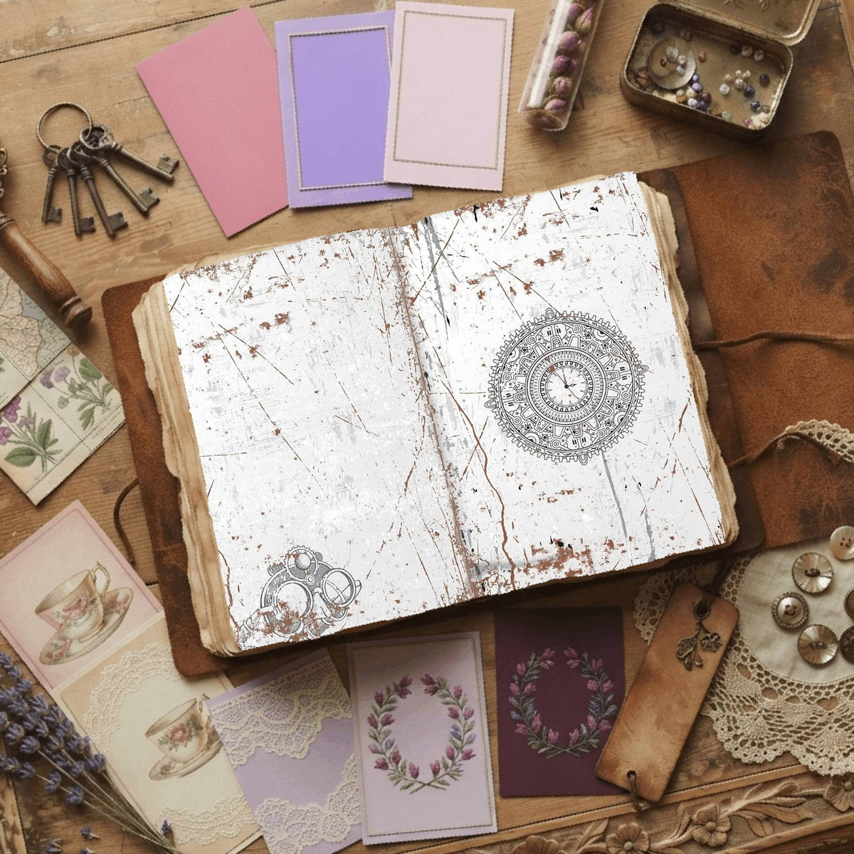 Steampunk Digital Papers