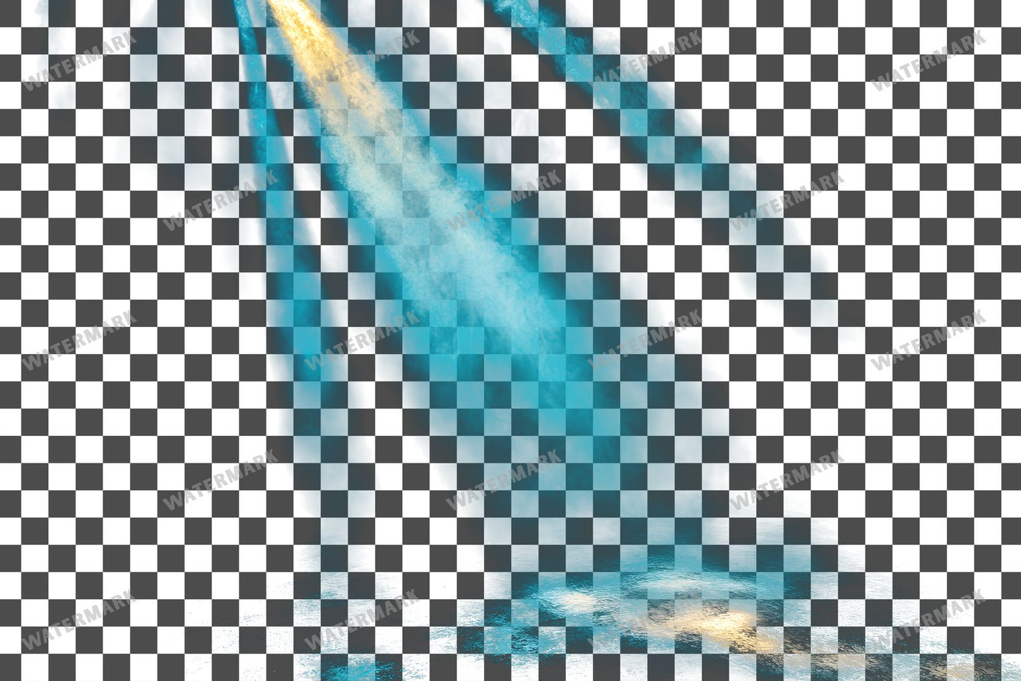 Teal Lighting Dramatic Shadows Transparent Overlay Pngs
