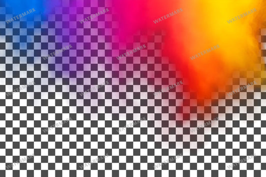 Technicolor Light Transparent Overlay Pngs