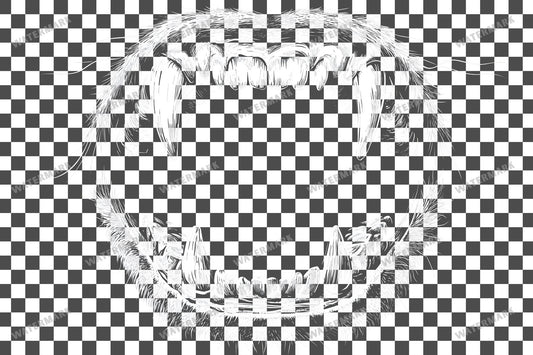 Tiger Teeth Lots Transparent Overlay Pngs