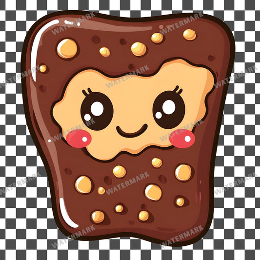 Toffee Kawaii Style Clipart Pngs