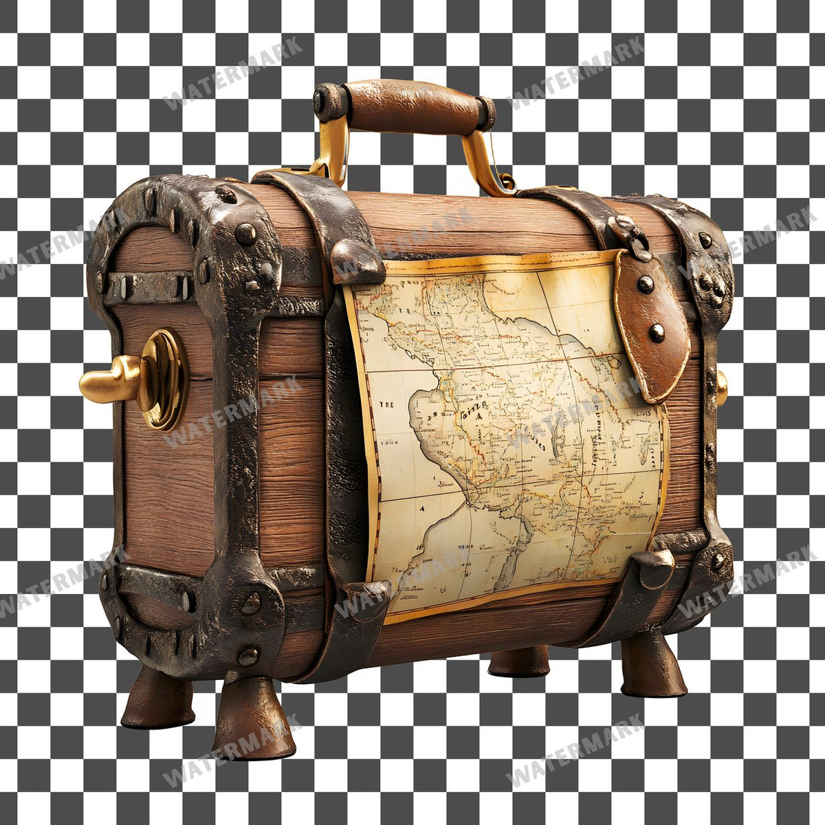 Travel Trunk Clipart Pngs