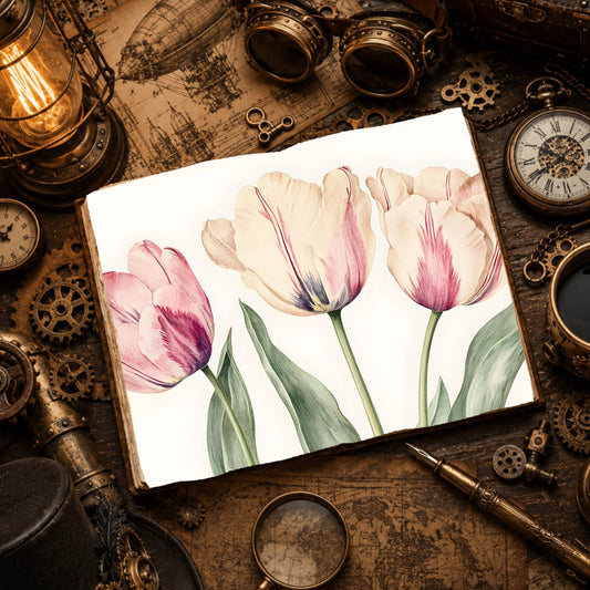 Tulips Digital Papers