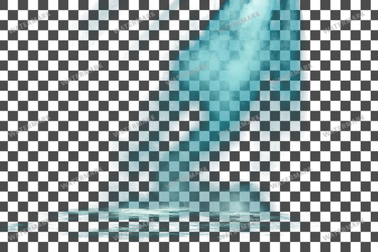 Turquoise Lighting Dramatic Shadow Transparent Overlay Pngs