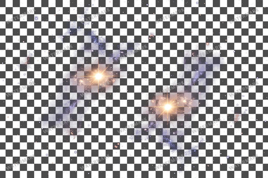 Twin Stars Transparent Overlay Pngs