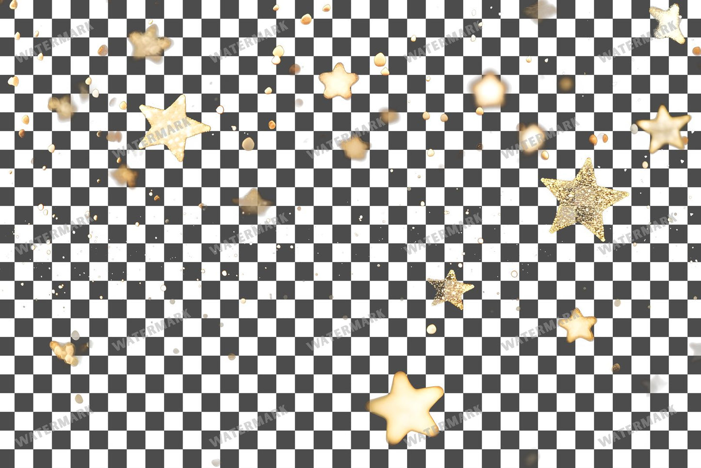 Twinkling Stars Transparent Overlay Pngs