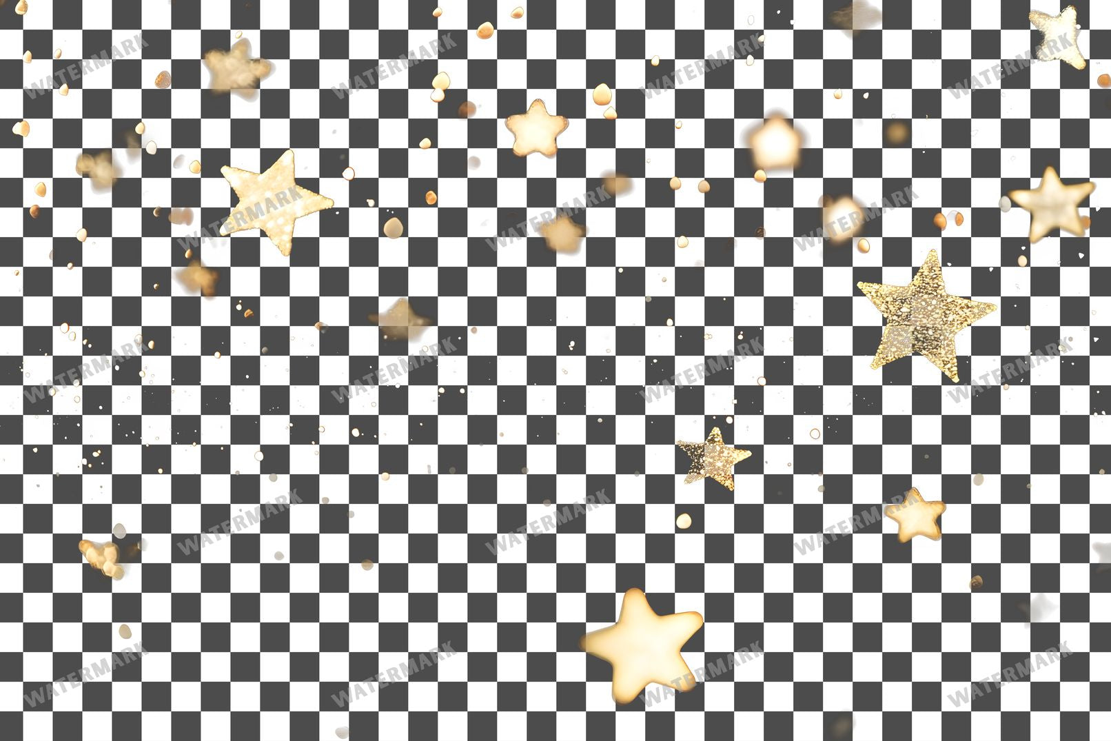 Twinkling Stars Transparent Overlay Pngs