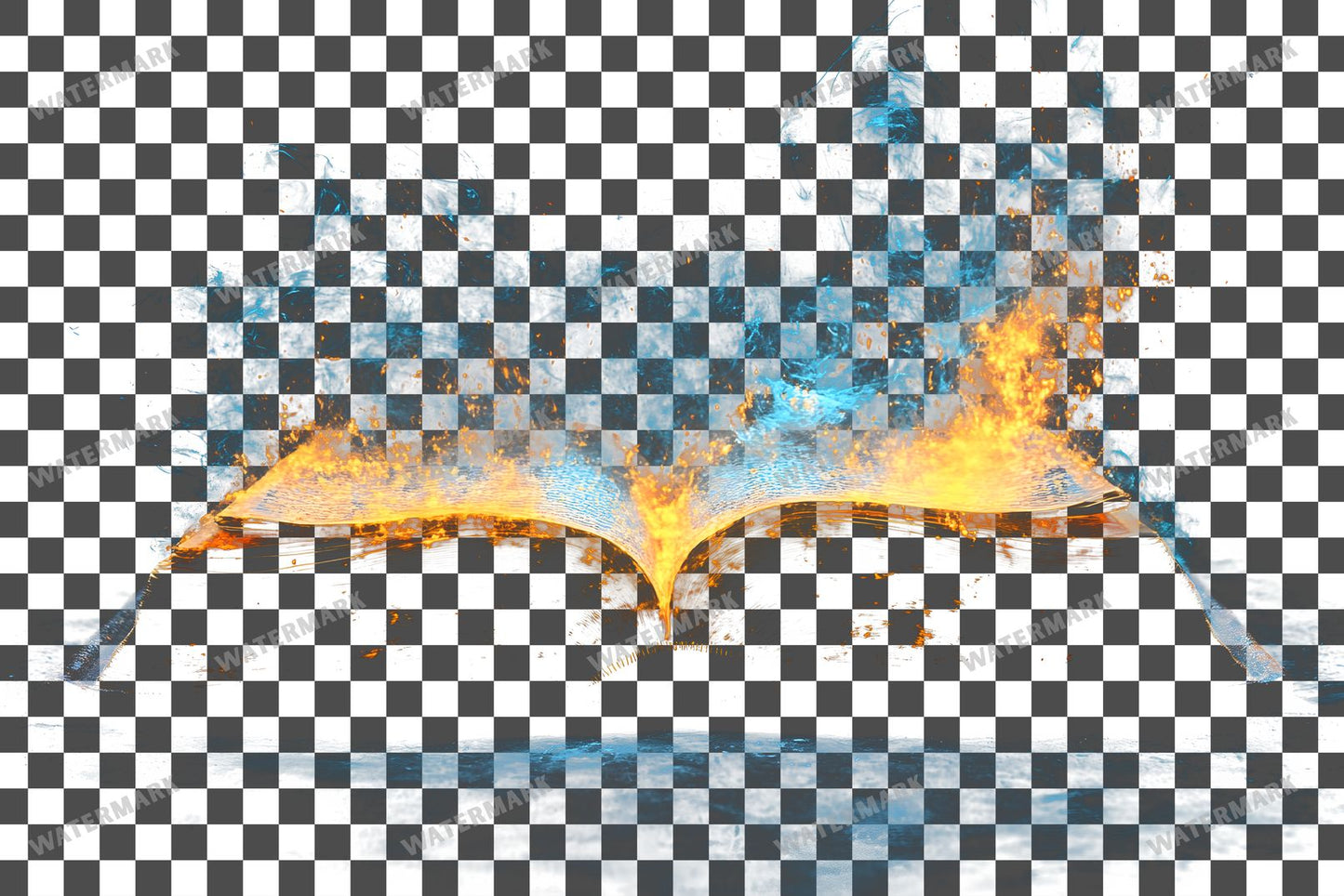 Vibrant Witchs Book Transparent Overlay Pngs