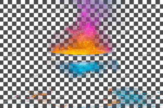 Vibrant Witchs Cauldron Transparent Overlay Pngs