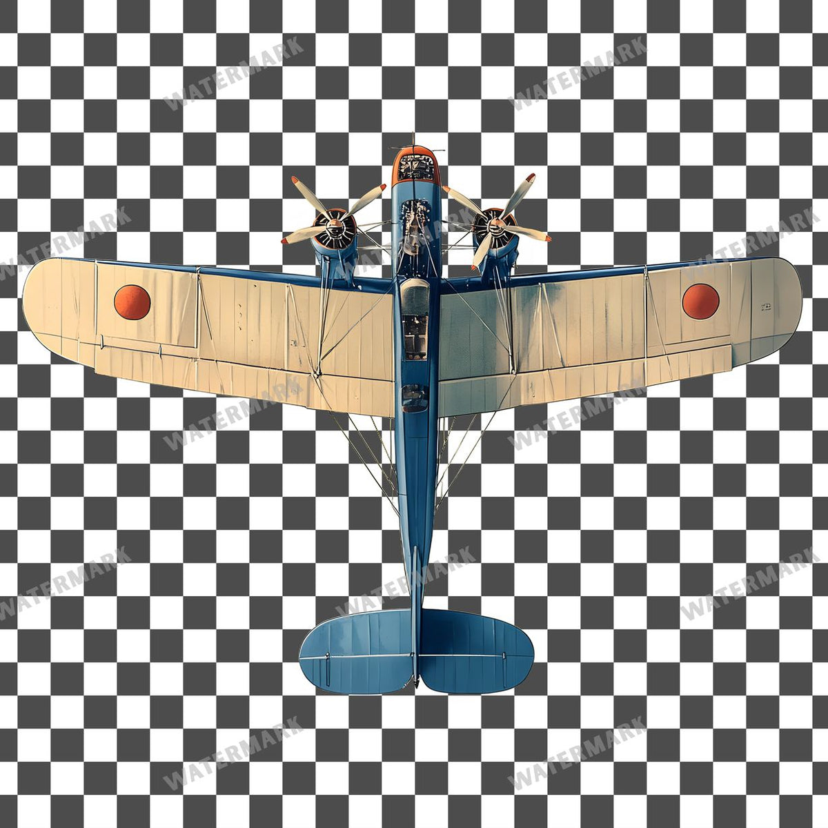 Victrorian Airplane Vintage Style Clipart Pngs