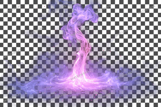 Violet Arcane Flame Transparent Overlay Pngs