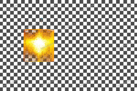 Warm Amber Glow Transparent Overlay Pngs